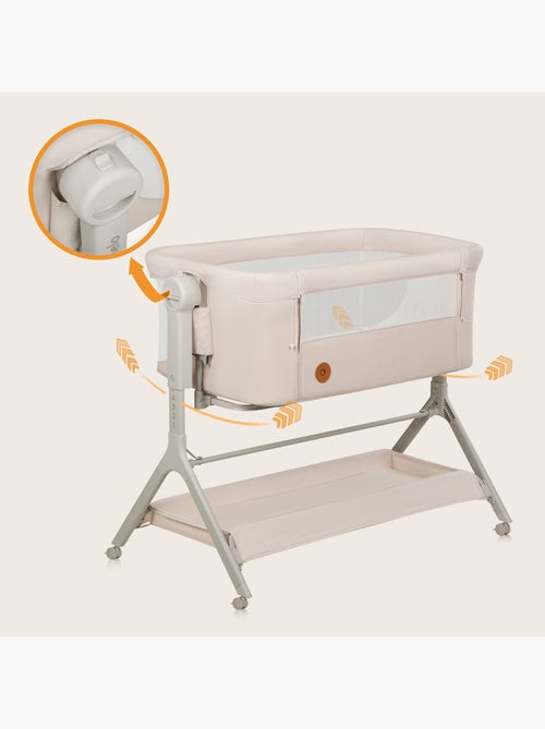Culla per dormire insieme 3 in 1 LIONELO Leonie Plus - 0-9 kg - Altezza e inclinazione regolabili - Kiabi