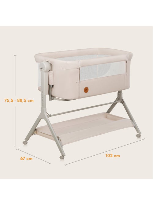 Culla per dormire insieme 3 in 1 LIONELO Leonie Plus - 0-9 kg - Altezza e inclinazione regolabili - Kiabi