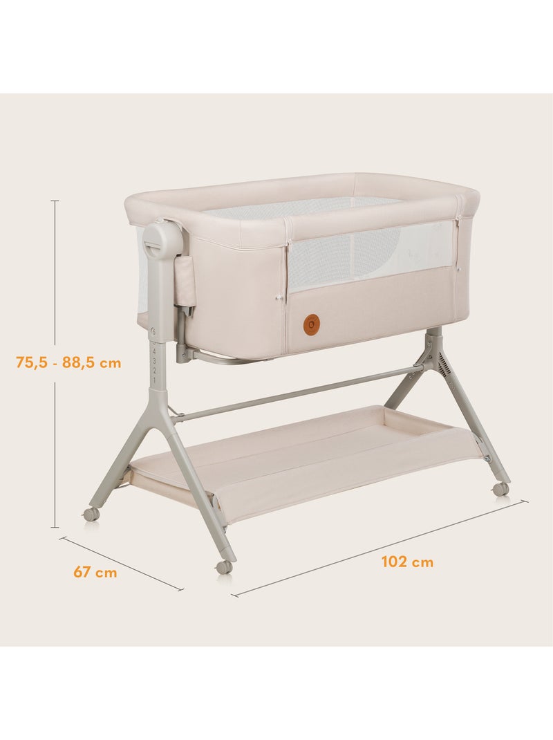 Culla per dormire insieme 3 in 1 LIONELO Leonie Plus - 0-9 kg - Altezza e inclinazione regolabili Beige - Kiabi