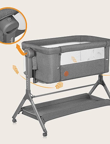 Culla per dormire insieme 3 in 1 LIONELO Leonie Plus - 0-9 kg - Altezza e inclinazione regolabili