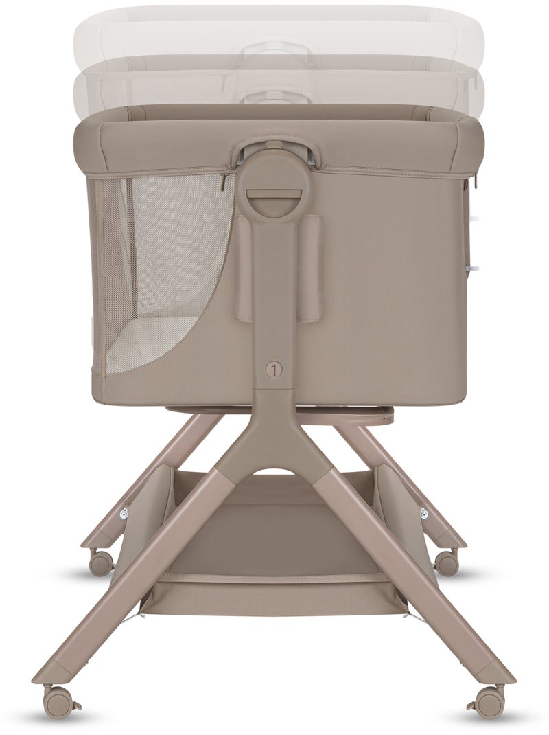 Culla per dormire insieme 3 in 1 LIONELO Leonie Plus - 0-9 kg - Altezza e inclinazione regolabili Tortora - Kiabi