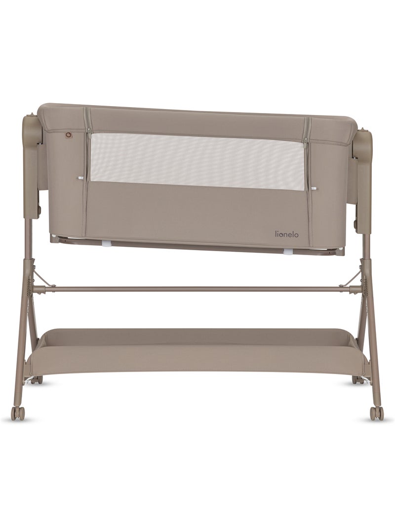 Culla per dormire insieme 3 in 1 LIONELO Leonie Plus - 0-9 kg - Altezza e inclinazione regolabili Tortora - Kiabi