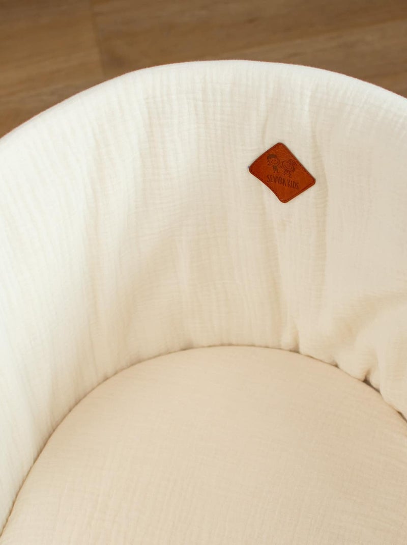 Culla per neonato con materasso, rivestimento e federe, jeanne | SEVIRA KIDS Ecru - Kiabi