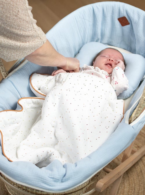 Culla per neonato con materasso, rivestimento e federe, jeanne | sevira kids | sevira kids - Kiabi Culla per neonato con materasso, rivestimento e federe, jeanne | sevira kids | sevira kids - Kiabi