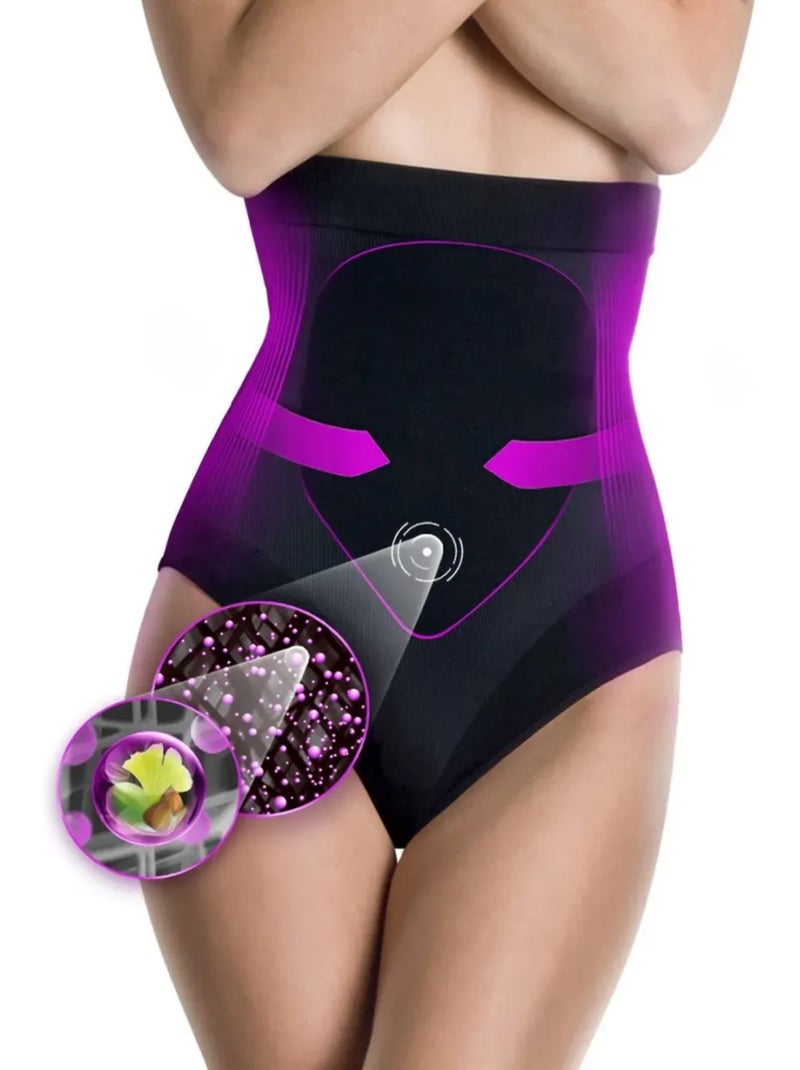 Culotte Cintura modellante e snellente Nero - Kiabi