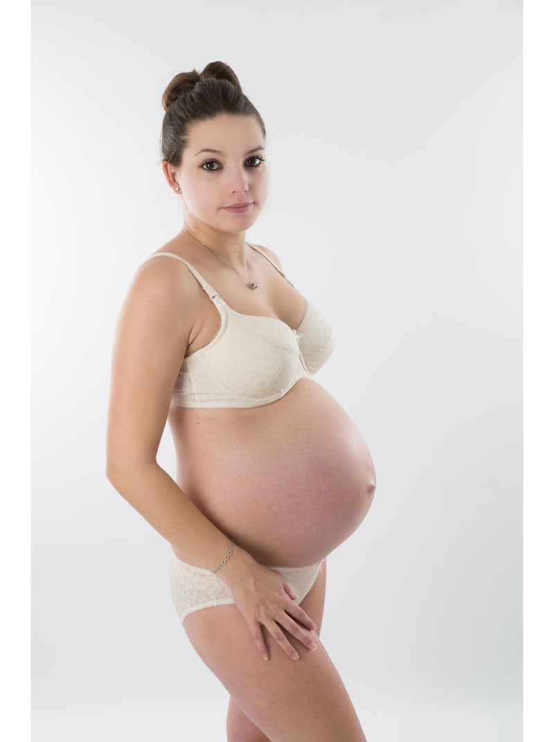 Culotte di maternità EMILIE 'Bogema' Beige chiaro - Kiabi