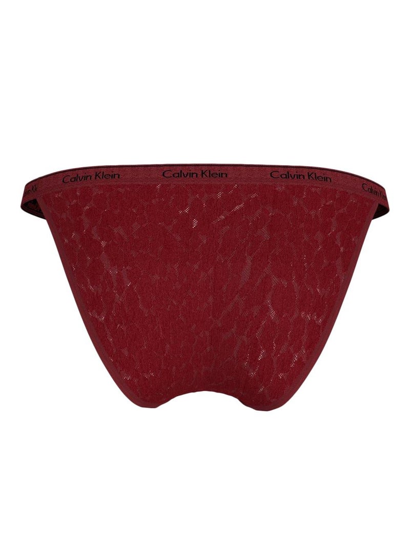 Culotte Donna Calvin Klein Jeans Bordeaux - Kiabi
