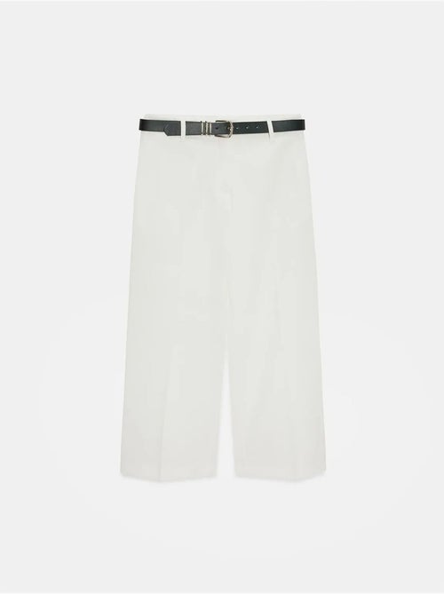 Culotte in crêpe a vita alta con cintura dilvin - Kiabi Culotte in crêpe a vita alta con cintura dilvin - Kiabi