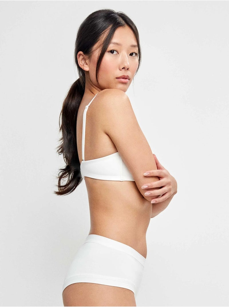Culotte in microfibra Bianco - Kiabi