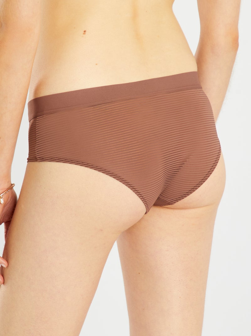 Culotte in microfibra MARRONE - Kiabi