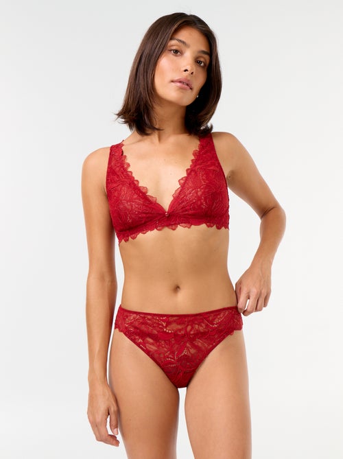 Culotte in pizzo glitterato - Kiabi Culotte in pizzo glitterato - Kiabi
