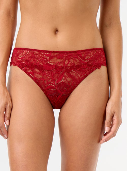 Culotte in pizzo glitterato - Kiabi Culotte in pizzo glitterato - Kiabi