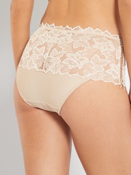 Culotte in pizzo 'Sans Complexe' - Kiabi