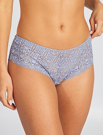 Culotte in pizzo trasparente