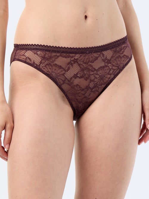 Culotte in pizzo - Kiabi
