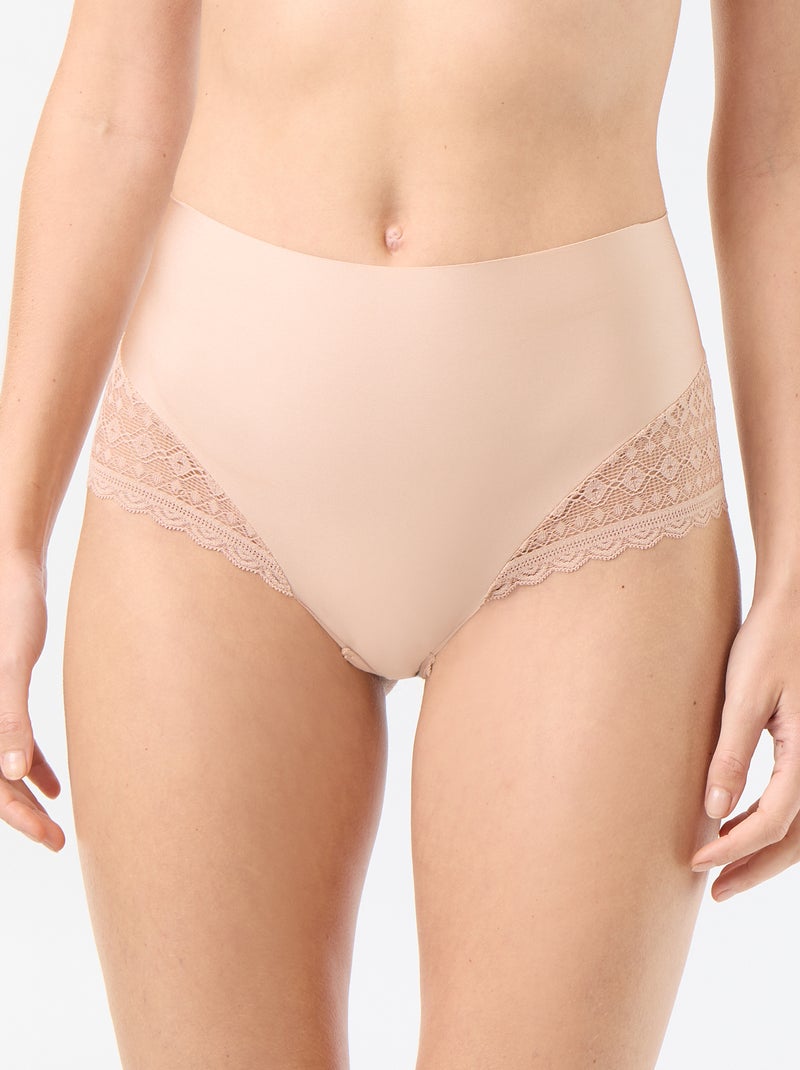 Culotte modellante a vita alta Rosa - Kiabi
