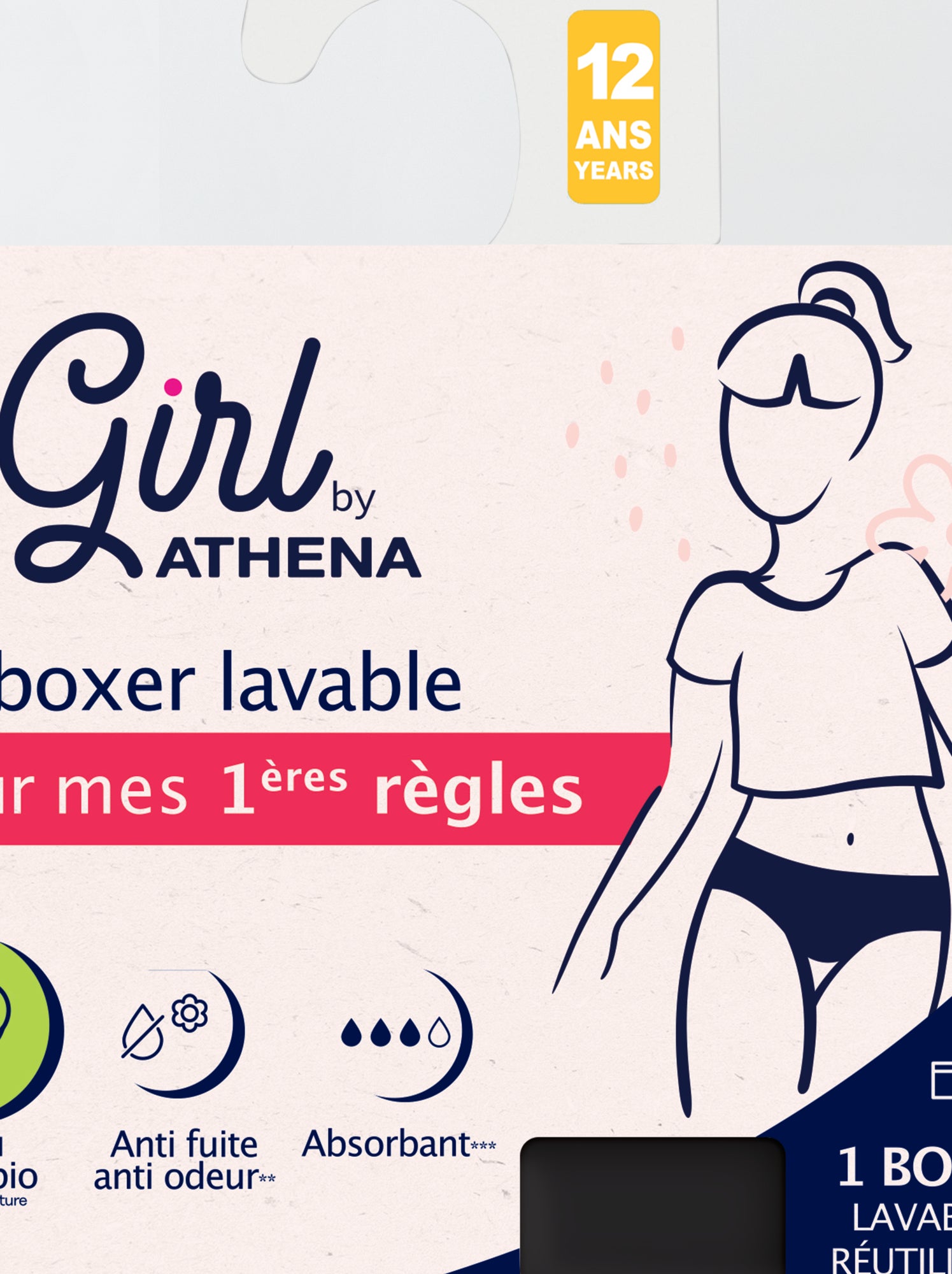 Mutandine Mestruali Lavabili Lovable | Flusso Medio | Cotone Biologico | Antiperdite 8 Ore - Foto 4