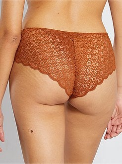 Culotte pizzo a fiori - Kiabi