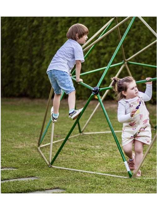 Cupola da Arrampicata per Bambini HyperMotion Ø3 m in Acciaio Zincato - Gioco da Giardino Max 350 kg - Kiabi