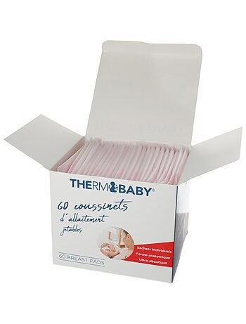 Cuscinetti per l’allattamento monouso Thermobaby adesivi confezione da 60 ultra-assorbenti