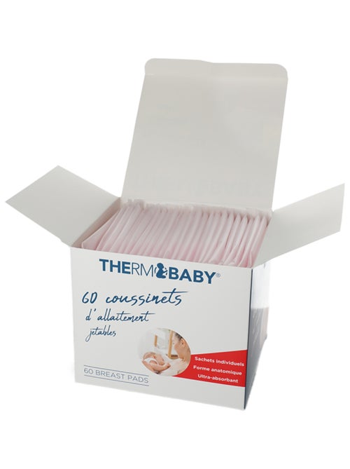 Cuscinetti per l’allattamento monouso Thermobaby adesivi confezione da 60 ultra-assorbenti - Kiabi