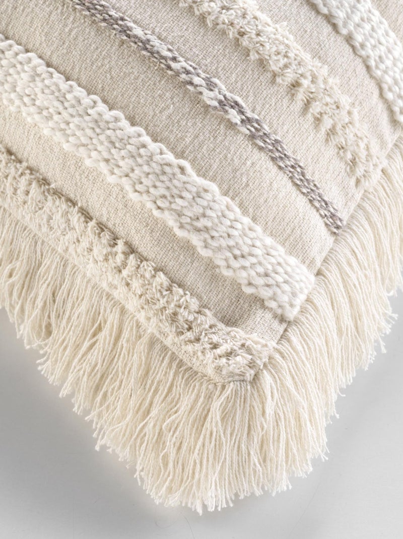 Cuscini decorativi in Cotone ATLAS Douceur d'Intérieur Beige conchiglia - Kiabi