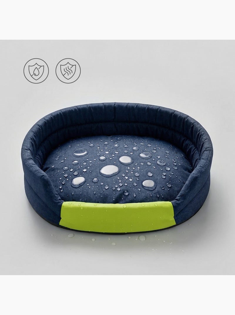 Cuscino a cestino per cani PELUVIO Arita - Antiscivolo Blu - Kiabi