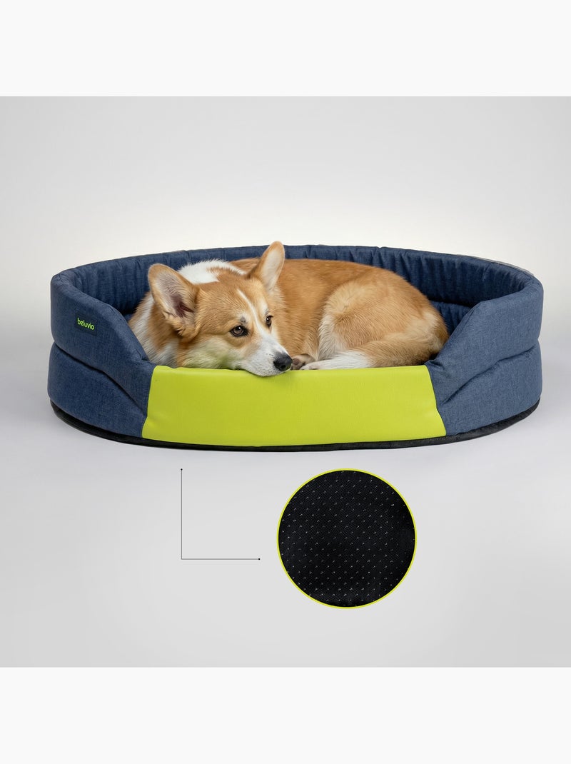 Cuscino a cestino per cani PELUVIO Arita - Antiscivolo Blu - Kiabi