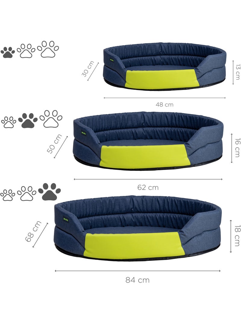 Cuscino a cestino per cani PELUVIO Arita - Antiscivolo Blu - Kiabi
