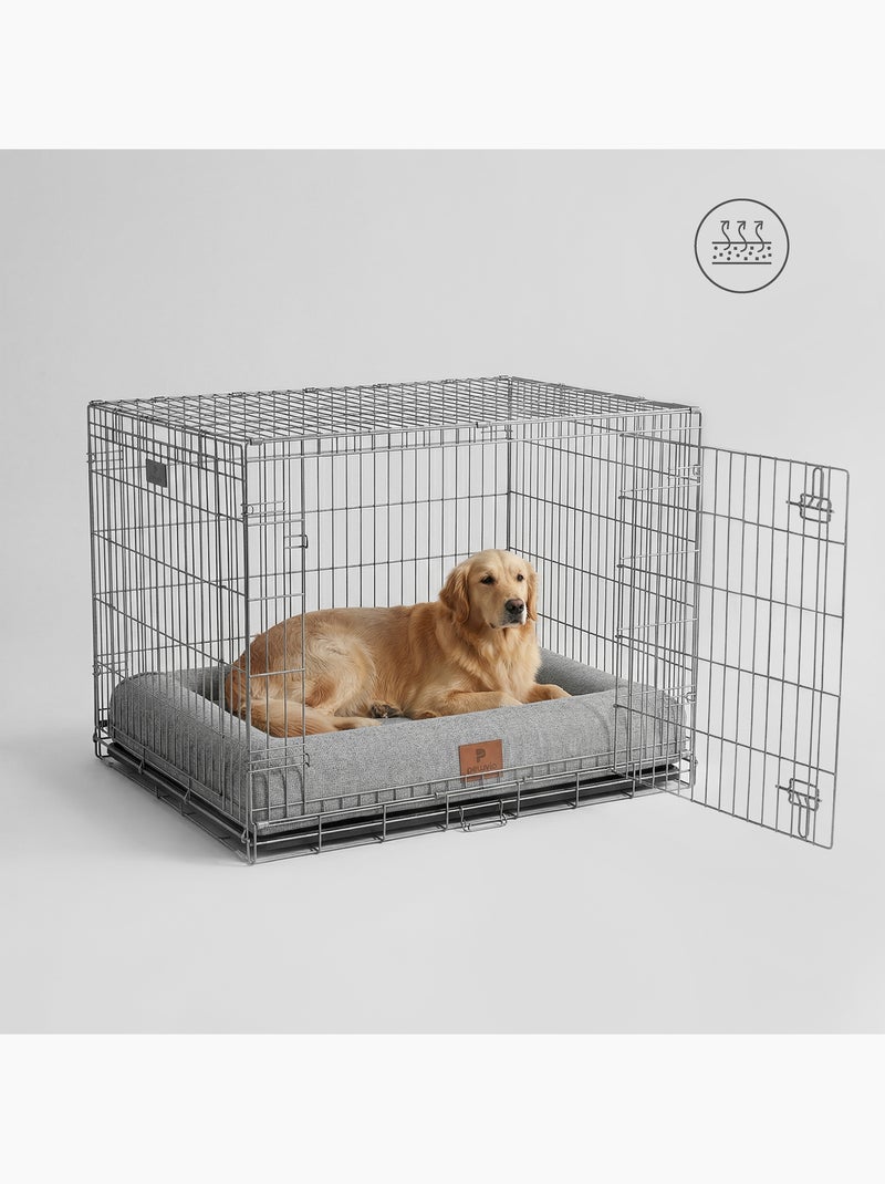 Cuscino a cestino per cani PELUVIO Kibi - Antiscivolo - Schiuma a memoria di forma Grigio - Kiabi