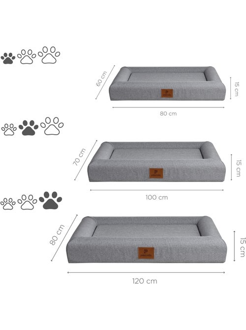 Cuscino a cestino per cani PELUVIO Kibi - Antiscivolo - Schiuma a memoria di forma - Kiabi Cuscino a cestino per cani PELUVIO Kibi - Antiscivolo - Schiuma a memoria di forma - Kiabi