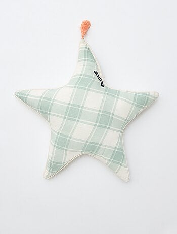 Cuscino a cuore in garza di cotone (50 x 45 cm)