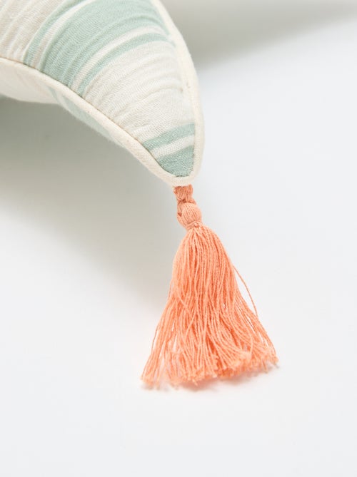 Cuscino a cuore in garza di cotone (50 x 45 cm) - Kiabi