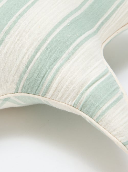 Cuscino a cuore in garza di cotone (50 x 45 cm) - Kiabi