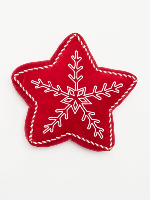 Cuscino a forma di stella di Natale - Kiabi