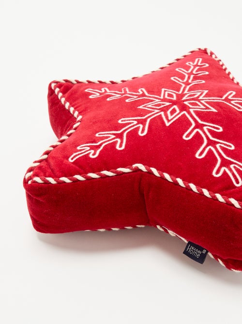 Cuscino a forma di stella di Natale - Kiabi