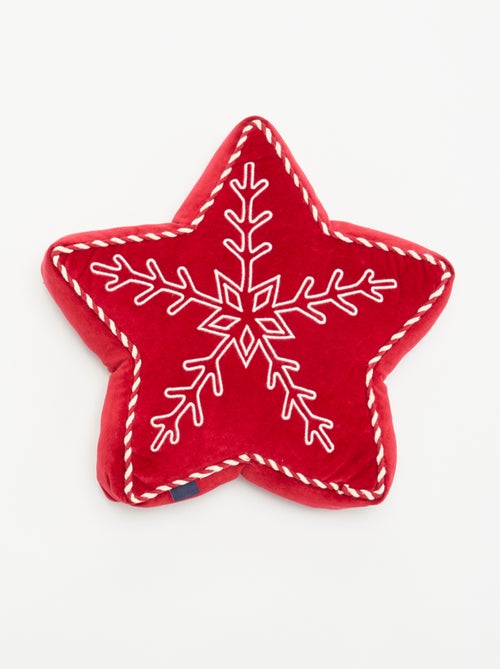 Cuscino a forma di stella di Natale - Kiabi