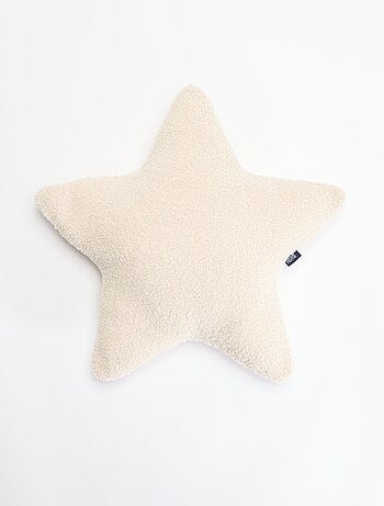 Cuscino a forma di stella in maglia bouclé