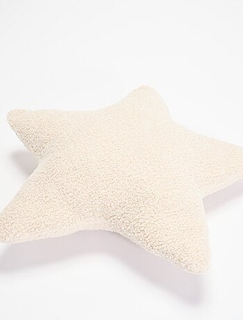 Cuscino a forma di stella in maglia bouclé