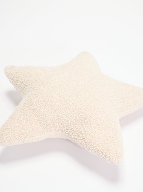 Cuscino a forma di stella in maglia bouclé - Kiabi