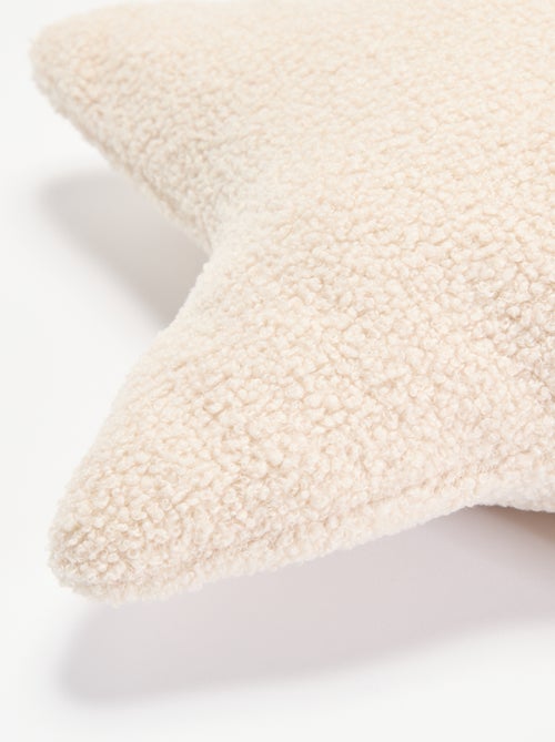 Cuscino a forma di stella in maglia bouclé - Kiabi