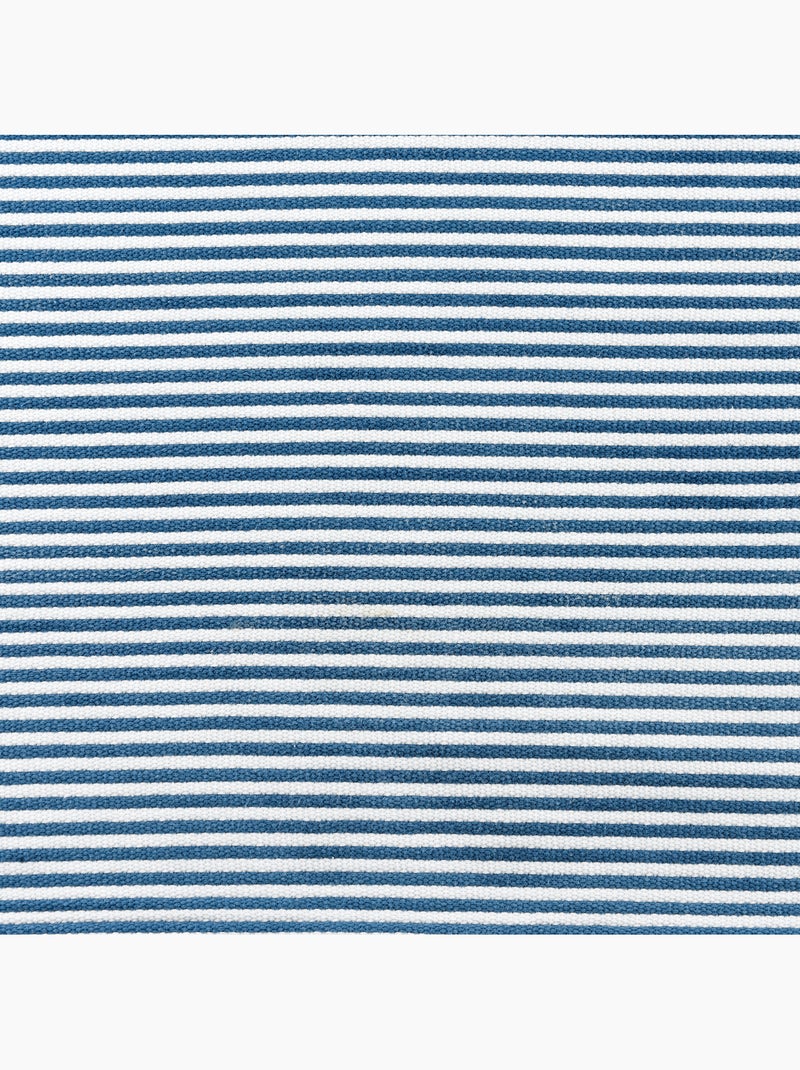 Cuscino a righe con nappe Blu - Kiabi