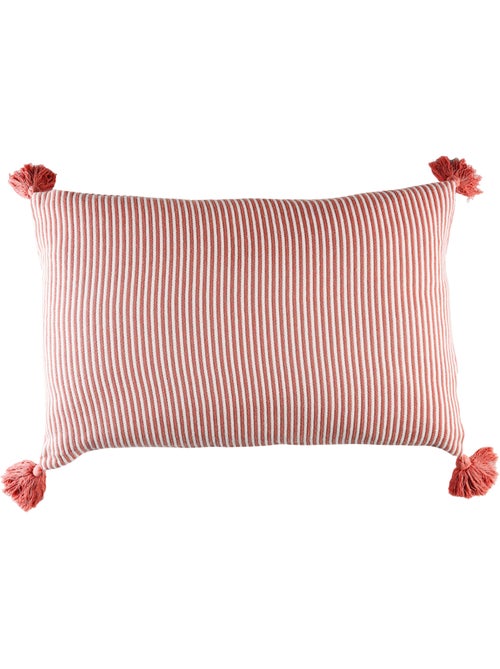 Cuscino a righe con nappe - Kiabi Cuscino a righe con nappe - Kiabi