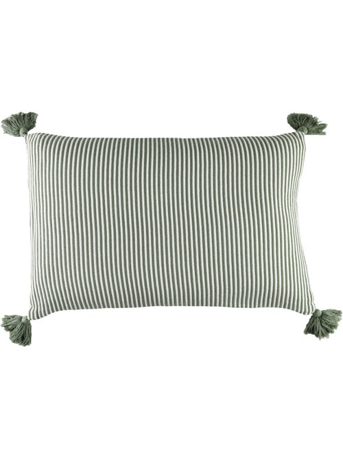 Cuscino a righe con nappe - Kiabi Cuscino a righe con nappe - Kiabi