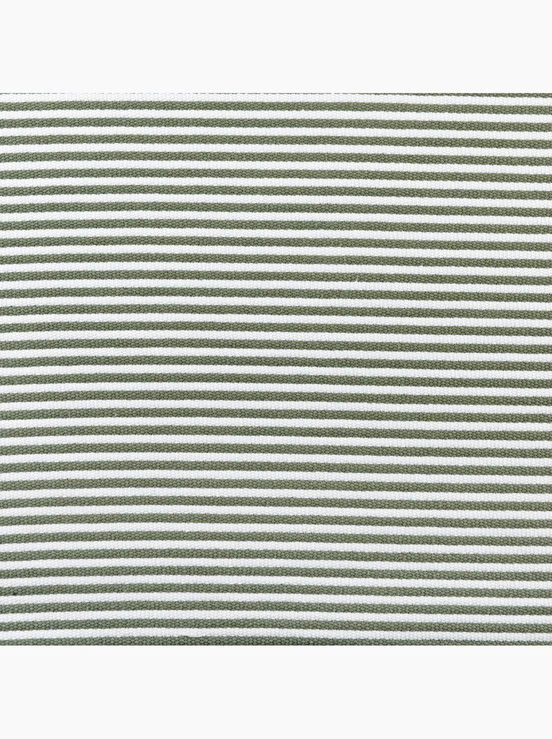 Cuscino a righe con nappe Verde - Kiabi
