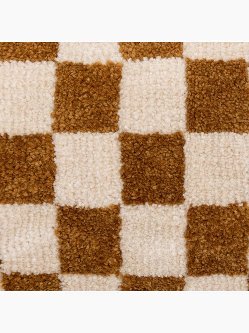 Cuscino a scacchiera itha giallo ocra 38x58cm - Kiabi Cuscino a scacchiera itha giallo ocra 38x58cm - Kiabi