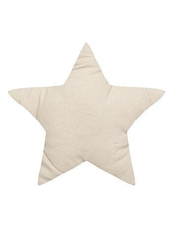 Cuscino a stella con motivo metallico