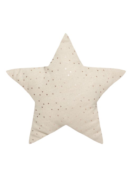 Cuscino a stella con motivo metallico - Kiabi