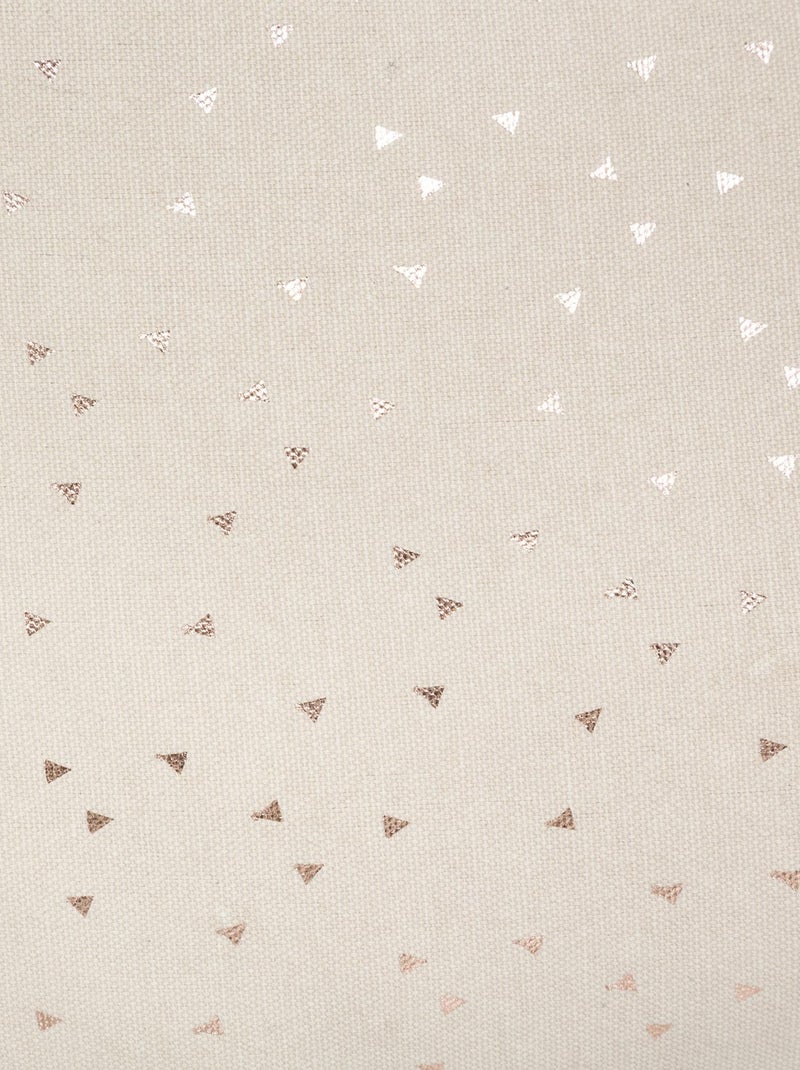 Cuscino a stella con motivo metallico Beige - Kiabi