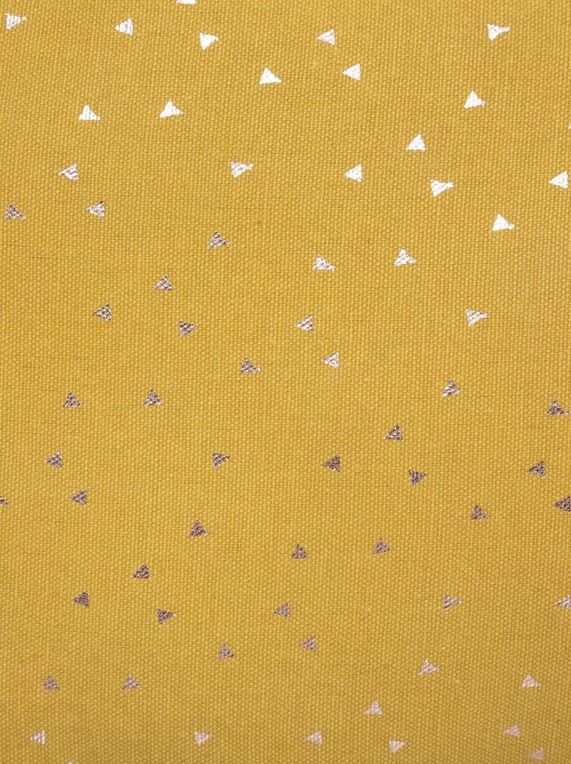 Cuscino a stella con motivo metallico Giallo - Kiabi